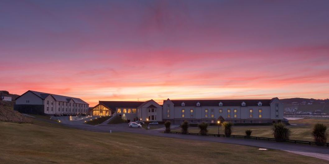 Golfreise Irland. Abendstimmung am Rosapenna Hotel & Golf